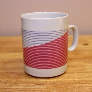 retro 80s coffee tea mug. Made in Hungary.